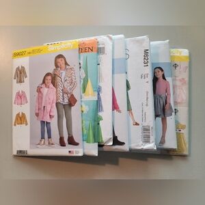 Lot of women men children's sewing patterns